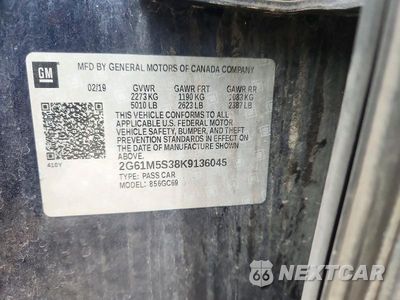 Zdjęcie 12 z 12 samochodu: 2019 CADILLAC XTS LUXURY VIN:2G61M5S38K9136045 - miniatura