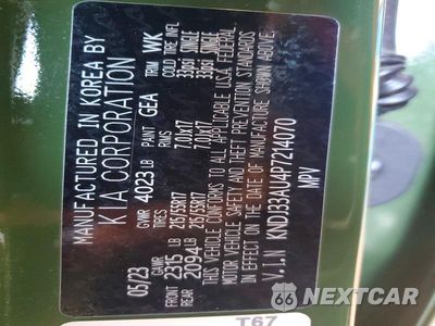 Zdjęcie 12 z 12 samochodu: 2023 KIA SOUL EX VIN:KNDJ33AU4P7214070 - miniatura