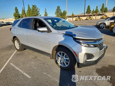 Czwarte zdjęcie samochodu z boku: 2022 CHEVROLET EQUINOX LT VIN:3GNAXKEV1NL264216 - miniatura