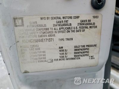Zdjęcie 13 z 13 samochodu: 2004 CHEVROLET SILVERADO C2500 HEAVY DUTY VIN:1GCHC29U44E171371 - miniatura