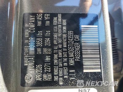 Zdjęcie 12 z 12 samochodu: 2026 HYUNDAI ELANTRA SEL SPORT VIN:KMHLM4DG5TU243599 - miniatura