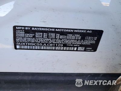 Zdjęcie 12 z 12 samochodu: 2018 BMW X3 XDRIVE30I VIN:5UXTR9C55JLC81129 - miniatura