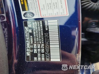 Zdjęcie 12 z 12 samochodu: 2017 MERCEDES-BENZ E 300 4MATIC VIN:WDDZF4KB5HA221245 - miniatura