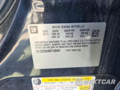 Zdjęcie 12 z 12 samochodu: 2012 CHEVROLET MALIBU 1LT VIN:1G1ZC5E04CF100441 - miniatura