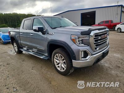 Czwarte zdjęcie samochodu z boku: 2019 GMC SIERRA K1500 SLT VIN:3GTU9DED1KG163927 - miniatura