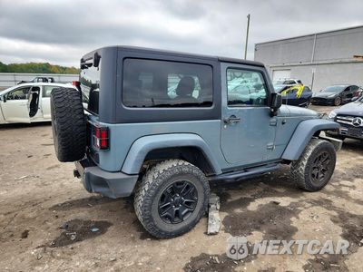 Trzecie zdjęcie samochodu z tyłu: 2014 JEEP WRANGLER SPORT VIN:1C4AJWAG8EL273063 - miniatura