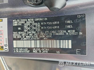 Zdjęcie 14 z 14 samochodu: 2018 LEXUS GX 460 VIN:JTJBM7FX1J5194789 - miniatura