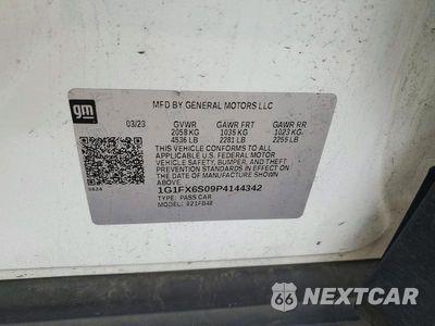 Zdjęcie 12 z 12 samochodu: 2023 CHEVROLET BOLT EV 2LT VIN:1G1FX6S09P4144342 - miniatura