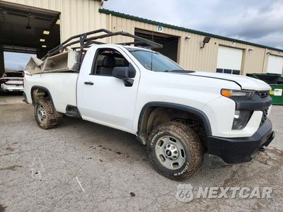 Czwarte zdjęcie samochodu z boku: 2021 CHEVROLET SILVERADO K2500 HEAVY DUTY VIN:1GC3YLE75MF193682 - miniatura