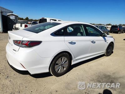 Trzecie zdjęcie samochodu z tyłu: 2019 HYUNDAI SONATA HYBRID SE VIN:KMHE24L35KA088713 - miniatura