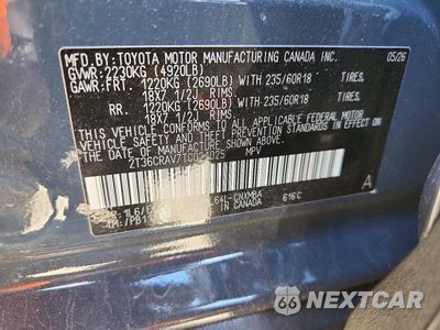Zdjęcie 13 z 13 samochodu: 2026 TOYOTA RAV4 XLE PREMIUM VIN:2T36CRAV7TC021025 - miniatura
