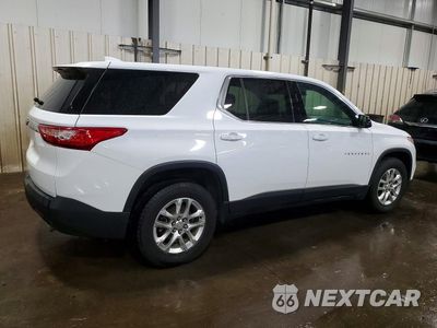 Trzecie zdjęcie samochodu z tyłu: 2020 CHEVROLET TRAVERSE LS VIN:1GNEVFKW3LJ140626 - miniatura