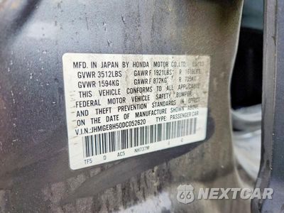 Zdjęcie 13 z 13 samochodu: 2013 HONDA FIT SPORT VIN:JHMGE8H50DC052620 - miniatura