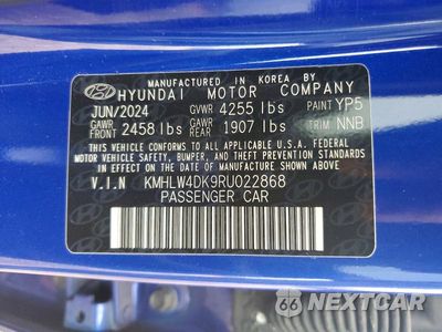 Zdjęcie 12 z 12 samochodu: 2024 HYUNDAI ELANTRA N BASE VIN:KMHLW4DK9RU022868 - miniatura