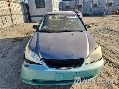 Piąte zdjęcie samochodu w środku: 2004 HONDA CIVIC LX VIN:2HGES16554H638417 - miniatura