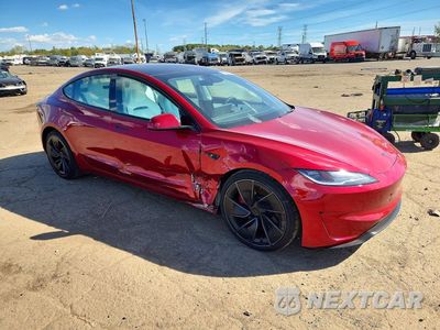 Czwarte zdjęcie samochodu z boku: 2026 TESLA MODEL 3 VIN:5YJ3E1ET2TF195726 - miniatura