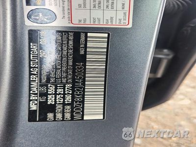Zdjęcie 13 z 13 samochodu: 2018 MERCEDES-BENZ E 63 AMG-S VIN:WDDZF8KB2JA450334 - miniatura