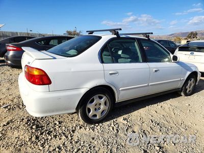 Trzecie zdjęcie samochodu z tyłu: 2000 HONDA CIVIC EX VIN:JHMEJ864XYS001862 - miniatura