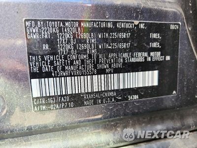 Zdjęcie 14 z 14 samochodu: 2024 TOYOTA RAV4 HYBRID XLE VIN:4T3RWRFVXRU155578 - miniatura