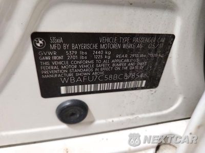 Zdjęcie 12 z 12 samochodu: 2011 BMW 535 XI VIN:WBAFU7C58BC878546 - miniatura