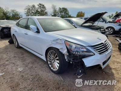 Czwarte zdjęcie samochodu z boku: 2014 HYUNDAI EQUUS SIGNATURE VIN:KMHGH4JH3EU085673 - miniatura