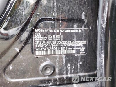 Zdjęcie 12 z 12 samochodu: 2016 BMW 528 XI VIN:WBA5A7C52GG149513 - miniatura