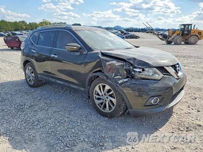Czwarte zdjęcie samochodu z boku: 2015 NISSAN ROGUE SL VIN:5N1AT2MT7FC764362 - miniatura