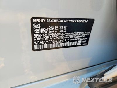 Zdjęcie 12 z 12 samochodu: 2023 BMW 840XI VIN:WBAGV4C07PCM89716 - miniatura