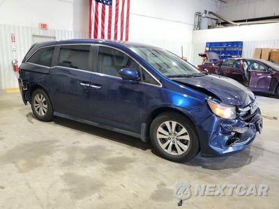 Czwarte zdjęcie samochodu z boku: 2015 HONDA ODYSSEY EXL VIN:5FNRL5H68FB126346 - miniatura