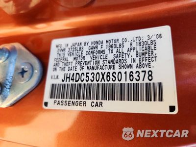 Zdjęcie 12 z 12 samochodu: 2006 ACURA RSX TYPE-S VIN:JH4DC530X6S016378 - miniatura