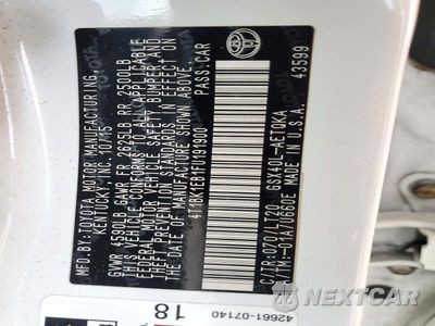 Zdjęcie 12 z 12 samochodu: 2015 TOYOTA AVALON XLE TOURING VIN:4T1BK1EB1FU191900 - miniatura