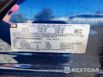 Zdjęcie 13 z 13 samochodu: 2022 BUICK ENVISION ESSENCE VIN:LRBFZPR46ND049927 - miniatura