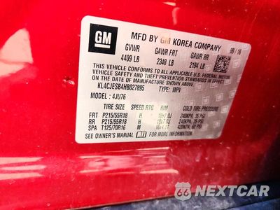 Zdjęcie 12 z 12 samochodu: 2017 BUICK ENCORE PREFERRED VIN:KL4CJESB4HB027895 - miniatura