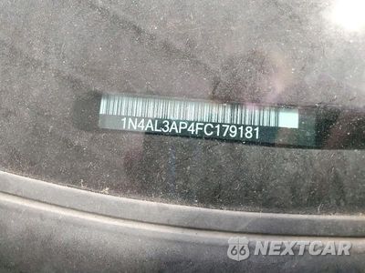 Zdjęcie 12 z 12 samochodu: 2015 NISSAN ALTIMA 2.5 SV VIN:1N4AL3AP4FC179181 - miniatura