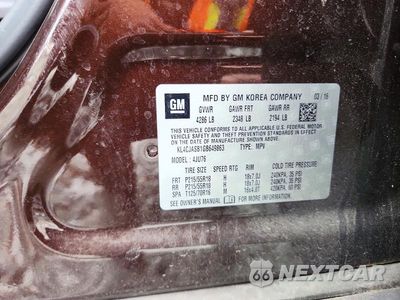 Zdjęcie 13 z 13 samochodu: 2016 BUICK ENCORE VIN:KL4CJASB1GB649863 - miniatura