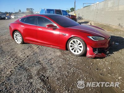 Czwarte zdjęcie samochodu z boku: 2017 TESLA MODEL S VIN:5YJSA1E20HF213825 - miniatura