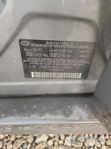 Zdjęcie 12 z 12 samochodu: 2012 HYUNDAI SONATA GLS VIN:5NPEB4AC6CH428856 - miniatura