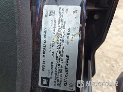 Zdjęcie 12 z 12 samochodu: 2014 CHEVROLET SPARK 1LT VIN:KL8CD6S95EC494256 - miniatura
