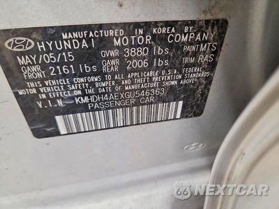 Zdjęcie 12 z 12 samochodu: 2016 HYUNDAI ELANTRA SE VIN:KMHDH4AEXGU546363 - miniatura