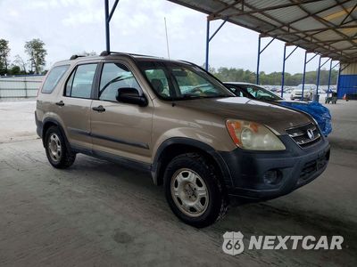 Czwarte zdjęcie samochodu z boku: 2006 HONDA CR-V LX VIN:SHSRD68576U404687 - miniatura