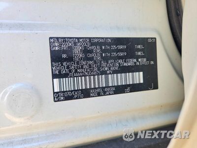 Zdjęcie 13 z 13 samochodu: 2021 TOYOTA VENZA XLE VIN:JTEAAAAH7MJ044875 - miniatura