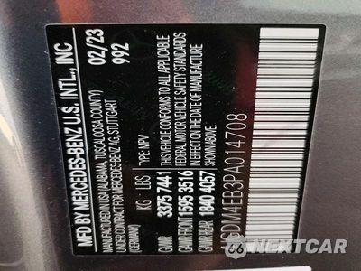 Zdjęcie 13 z 13 samochodu: 2023 MERCEDES-BENZ EQS SUV 580 4MATIC VIN:4JGDM4EB3PA014708 - miniatura