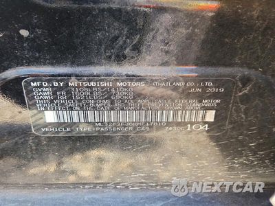 Zdjęcie 13 z 13 samochodu: 2019 MITSUBISHI MIRAGE G4 ES VIN:ML32F3FJ6KHF17810 - miniatura