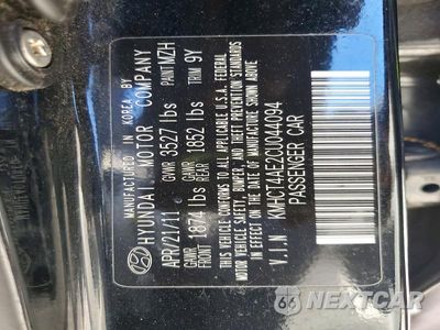 Zdjęcie 12 z 12 samochodu: 2012 HYUNDAI ACCENT GLS VIN:KMHCT4AE2CU044094 - miniatura