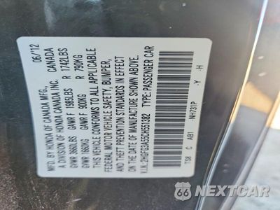 Zdjęcie 13 z 13 samochodu: 2012 HONDA CIVIC LX VIN:2HGFG3A55CH551382 - miniatura