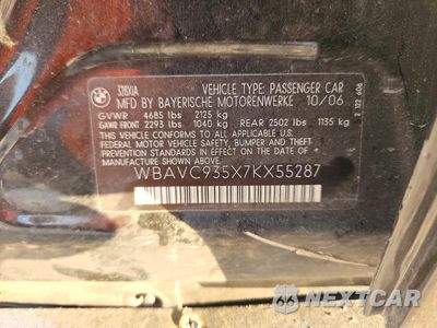Zdjęcie 12 z 12 samochodu: 2007 BMW 328 XI VIN:WBAVC935X7KX55287 - miniatura