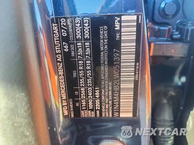Zdjęcie 13 z 13 samochodu: 2020 MERCEDES-BENZ GLB 250 4MATIC VIN:W1N4M4HB2LW051397 - miniatura