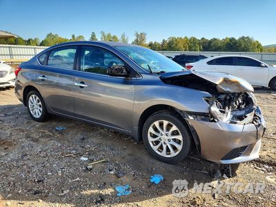 Czwarte zdjęcie samochodu z boku: 2019 NISSAN SENTRA SV VIN:3N1AB7AP7KL603104 - miniatura