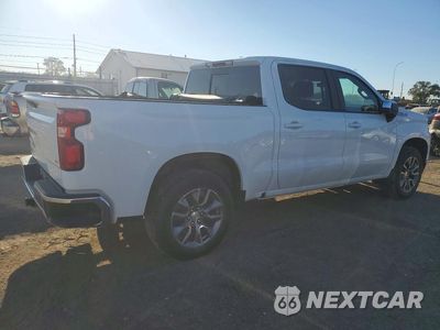 Trzecie zdjęcie samochodu z tyłu: 2021 CHEVROLET SILVERADO K1500 LT VIN:1GCUYDED9MZ136710 - miniatura