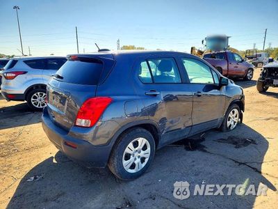 Trzecie zdjęcie samochodu z tyłu: 2016 CHEVROLET TRAX LS VIN:3GNCJKSB3GL250891 - miniatura